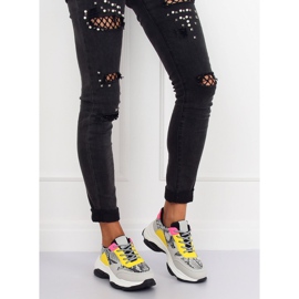 Harmaat BL169P Snakeskin -urheilukengät monivärinen 2