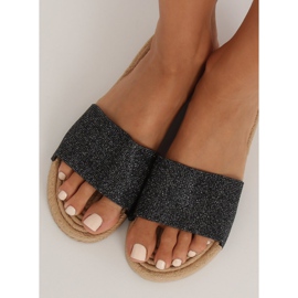 Mustat naisten mustat tossut JFF-V182 Musta 2