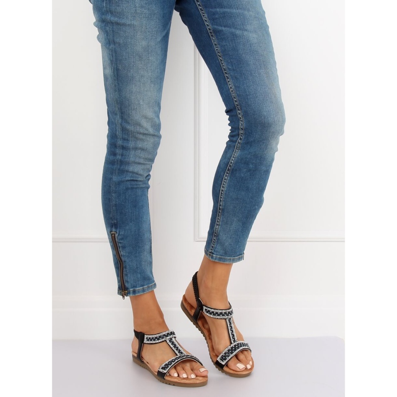 Mustat naisten sandaalit HT-67 Black 1