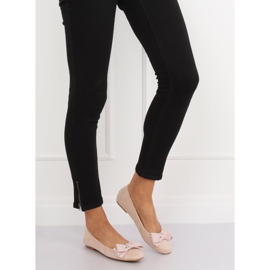 Naisten cbeż -ballerinat 3173 Beige 1