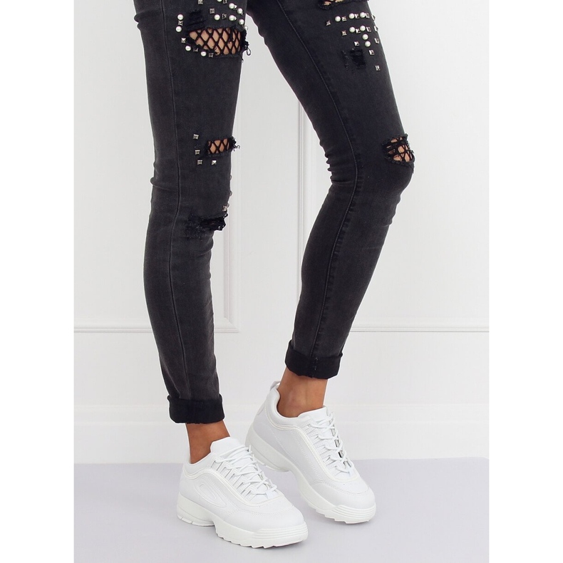 Valkoiset urheilukengät D1909 Valkoinen 1