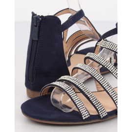 Naisten tummansiniset sandaalit LL6339 Sininen laivastonsininen 1