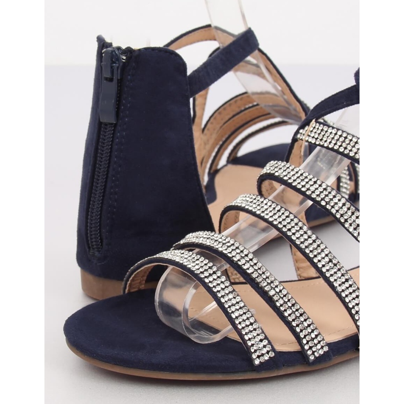 Naisten tummansiniset sandaalit LL6339 Sininen laivastonsininen 1