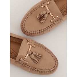 Naisten beige Loaferit L7183 Khaki 1