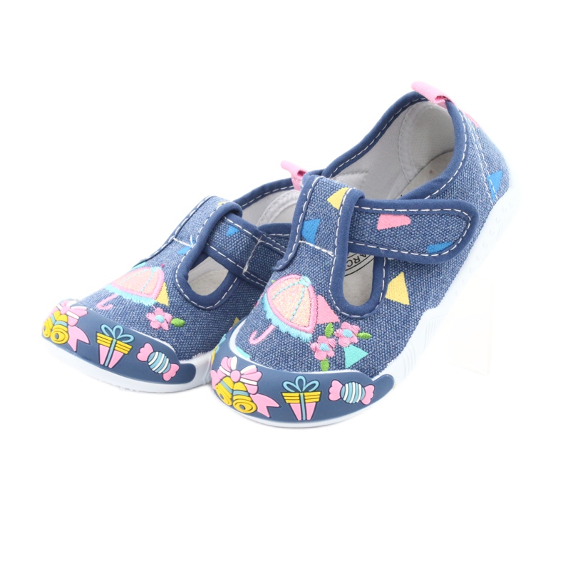 American Club lenkkarit nahkainen TEN30 sininen vaaleanpunainen 3