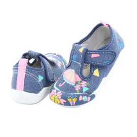 American Club lenkkarit nahkainen TEN30 sininen vaaleanpunainen 4