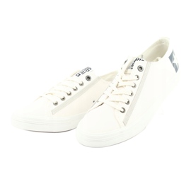 Big Star Białe Men's Half-Tropecs 174074 Eco-Leatherin kanssa valkoinen 2