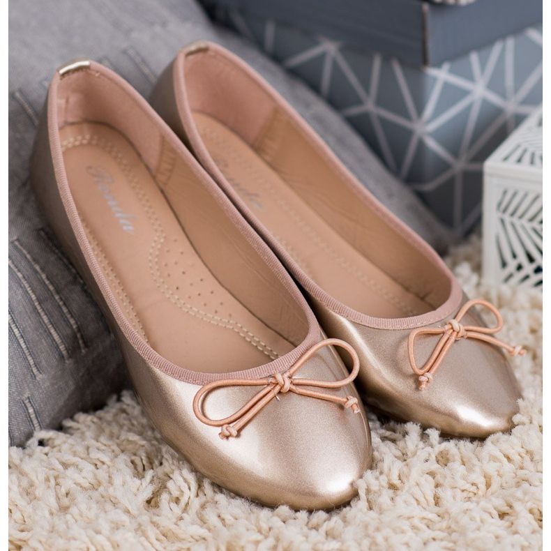 Renda Ballerina jousella keltainen 1