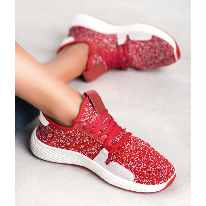 SHELOVET Liukastettavat urheilukengät punainen 1