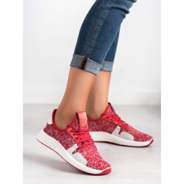 SHELOVET Liukastettavat urheilukengät punainen 2