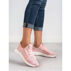 SHELOVET Liukastettavat urheilukengät vaaleanpunainen 2