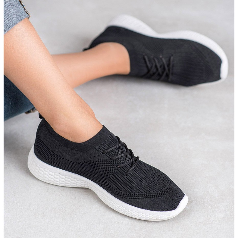 SHELOVET Liukastettavat urheilukengät musta 1