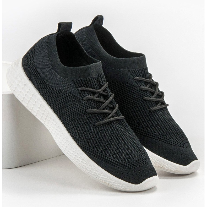 SHELOVET Liukastettavat urheilukengät musta 2