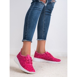 Bona Urheilujalkineet, joissa on pilkkuja violetti 2