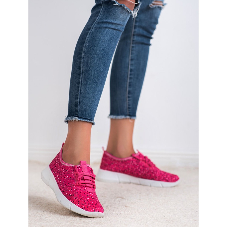 Bona Urheilujalkineet, joissa on pilkkuja violetti 2