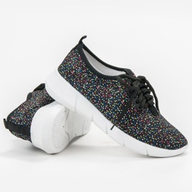 Bona Urheilujalkineet, joissa on pilkkuja musta 1