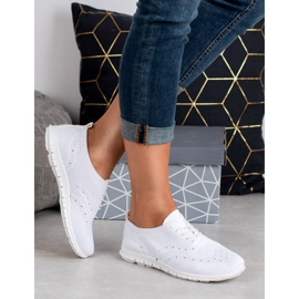 SHELOVET Tekstiiliset urheilukengät valkoinen 1