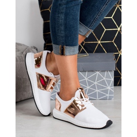 SHELOVET Muodikkaat urheilukengät valkoinen 2