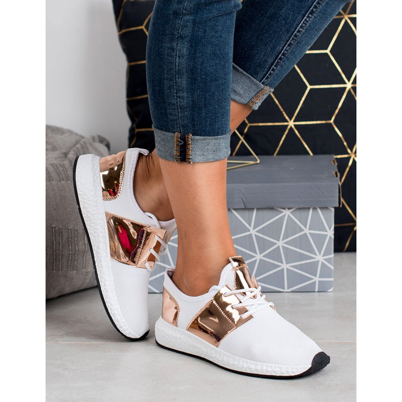 SHELOVET Muodikkaat urheilukengät valkoinen 2