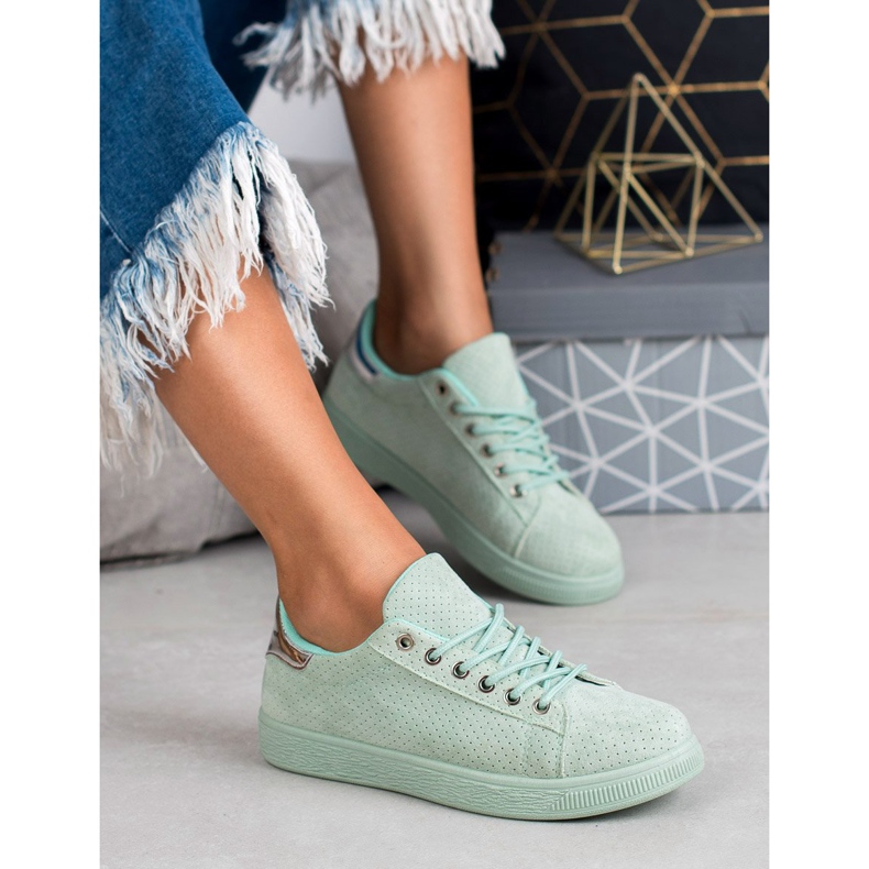 SHELOVET Naisten mintun kengät vihreä 2