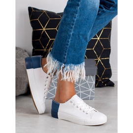 SHELOVET Tennarit Eco -nahkaa valkoinen 1