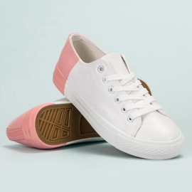 SHELOVET Tennarit Eco -nahkaa valkoinen 2