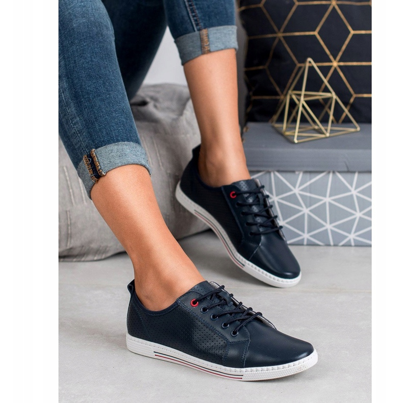 Filippo Nahka värisee laivastonsininen 1