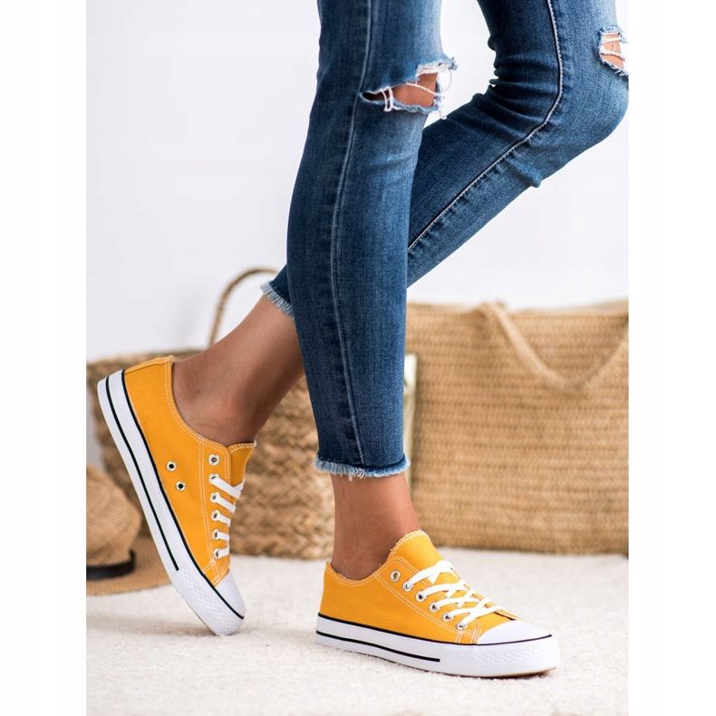 SHELOVET Sinappi Tennarit keltainen 2