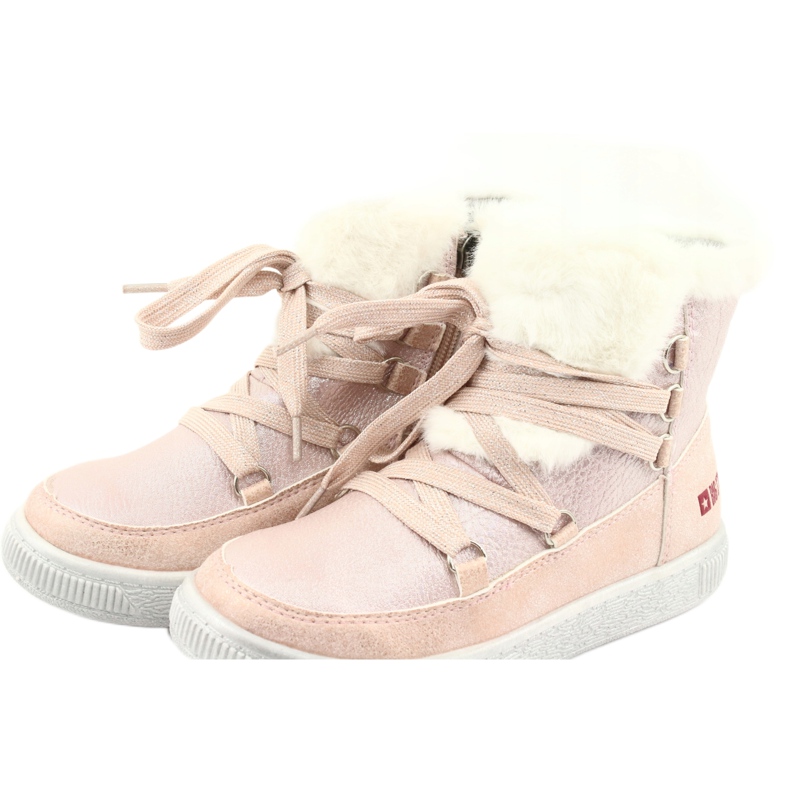 Puuterin vaaleanpunaiset saappaat Big Star 374080 vaaleanpunainen keltainen 5