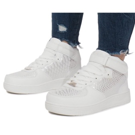 Valkoiset High Force One -tennarit valkoinen monivärinen 1