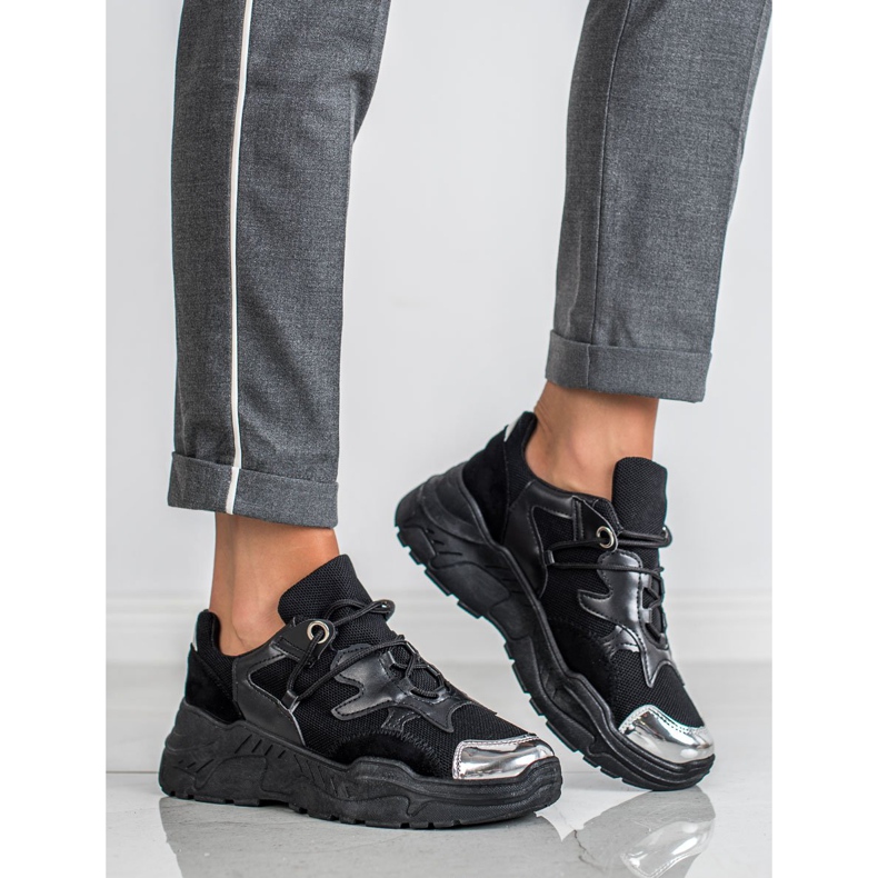 Small Swan Nauhalliset lenkkarit musta 1