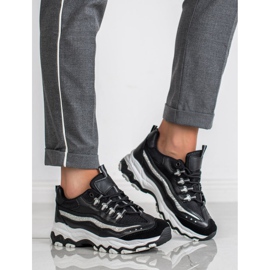 Small Swan Glitterillä varustetut lenkkarit musta 1