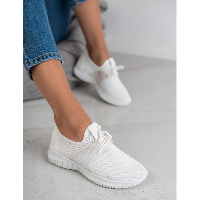 SHELOVET Tekstiiliset urheilukengät valkoinen 2