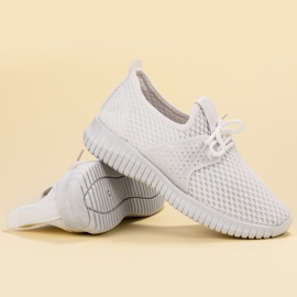 SHELOVET Tekstiiliset urheilukengät valkoinen 1