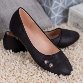 Small Swan Ballerinat glitterillä musta 1