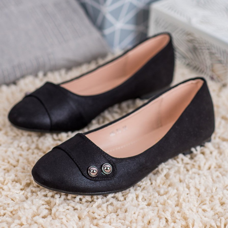 Small Swan Ballerinat glitterillä musta 2