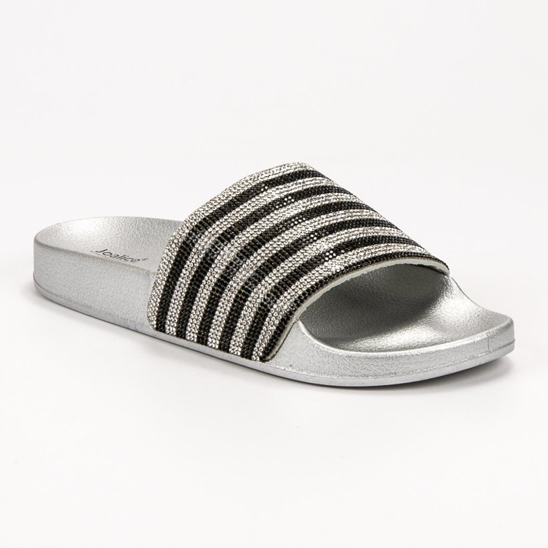 SHELOVET Kumiset tossut musta harmaa 2