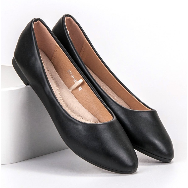 Klassiset VINCEZA -ballerinat musta 1