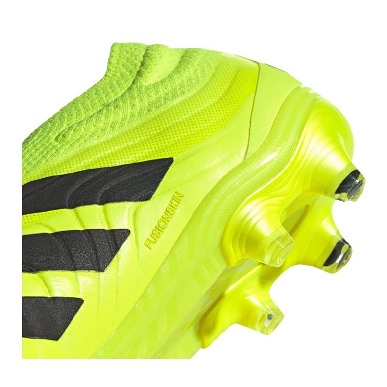 Adidas Copa 19+ Fg M F35515 jalkapallokengät keltainen keltainen 2