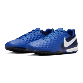 Nike Legend 8 Pro Tf M AT6136-414 jalkapallokengät sininen sininen 4