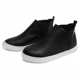 High Wedge Sneakers Creepers 5773 Musta 1