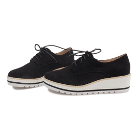 Jazz-kengät kiilalla LM-029 musta 1