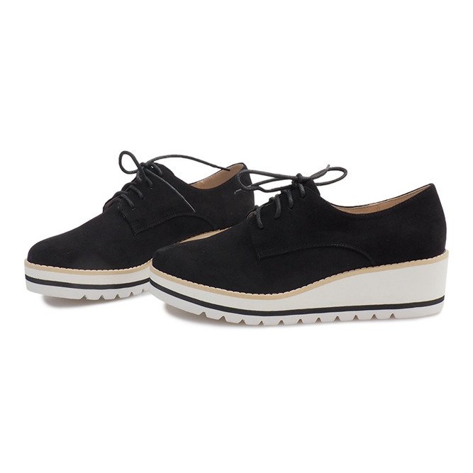 Jazz-kengät kiilalla LM-029 musta 1