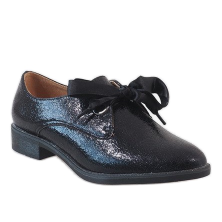 Mustat nauhakengät L7100 1