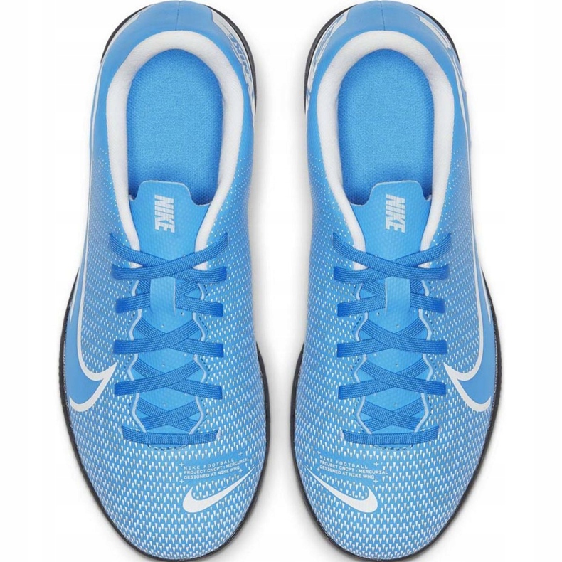 Nike Mercurial Vapor 13 Club Ic Jr AT8169-414 jalkapallokengät sininen sininen 2