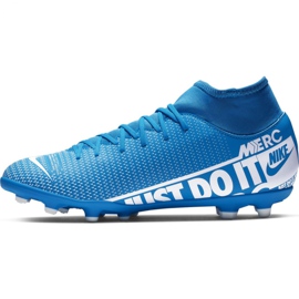Nike Mercurial Superfly 7 Club FG / MG M AT7949-414 jalkapallokengät sininen sininen 2