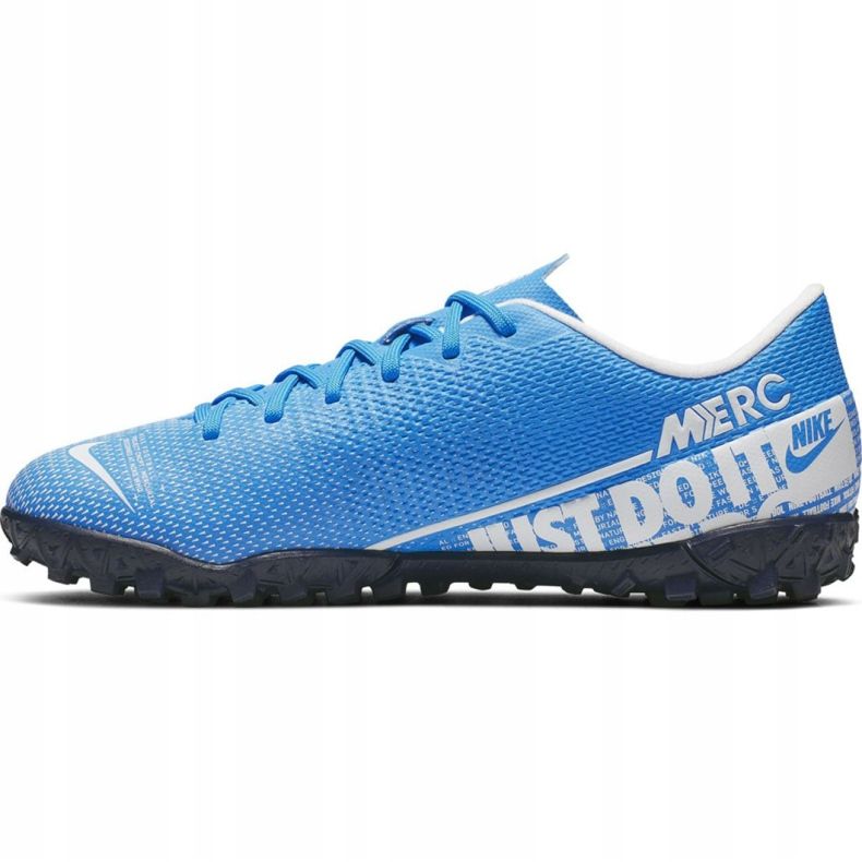 Nike Mercurial Vapor 13 Academy Tf Jr AT8145 414 jalkapallokengät sininen 2