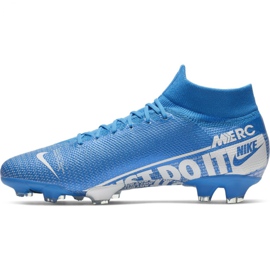 Nike Mercurial Superfly 7 Pro Fg M AT5382 414 jalkapallokengät sininen 2