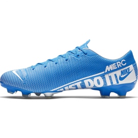 Nike Mercurial Vapor 13 Academy FG / MG M AT5269-414 jalkapallokengät sininen sininen 2
