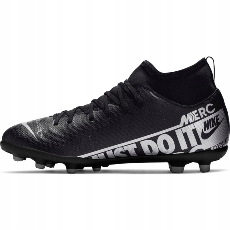 Nike Mercurial Superfly 7 Club FG / MG Jr AT8150-001 jalkapallokengät vaaleanpunainen musta 2